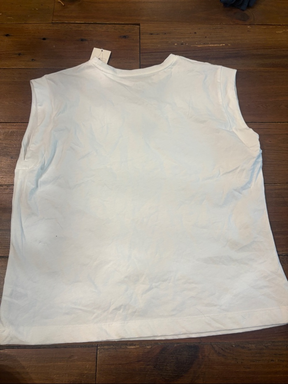 a new day White Sleeveless Muscle Tee - Picture 3 of 3